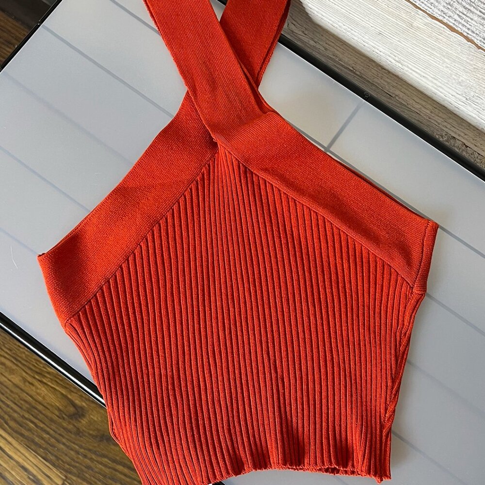 Ruched Knit Crop